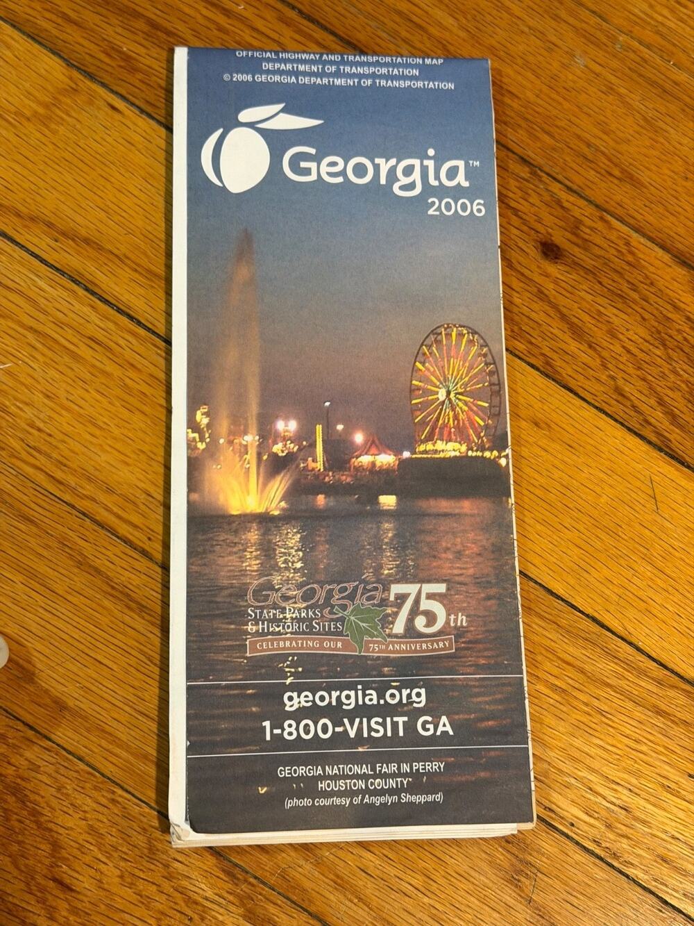 2006 Official State Highway and Transportation Issued Road Map of Georgia